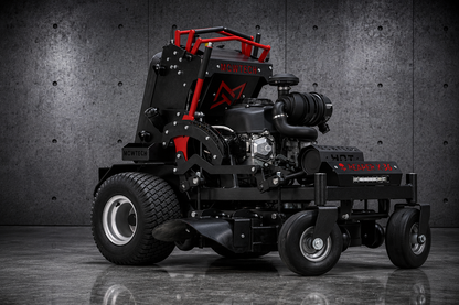 Mowtech Reaper X 36 36-inch commercial stand-on mower – left side view