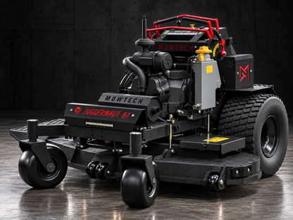 MOWTECH Juggernaut 61 XL commercial stand-on mower front left view
