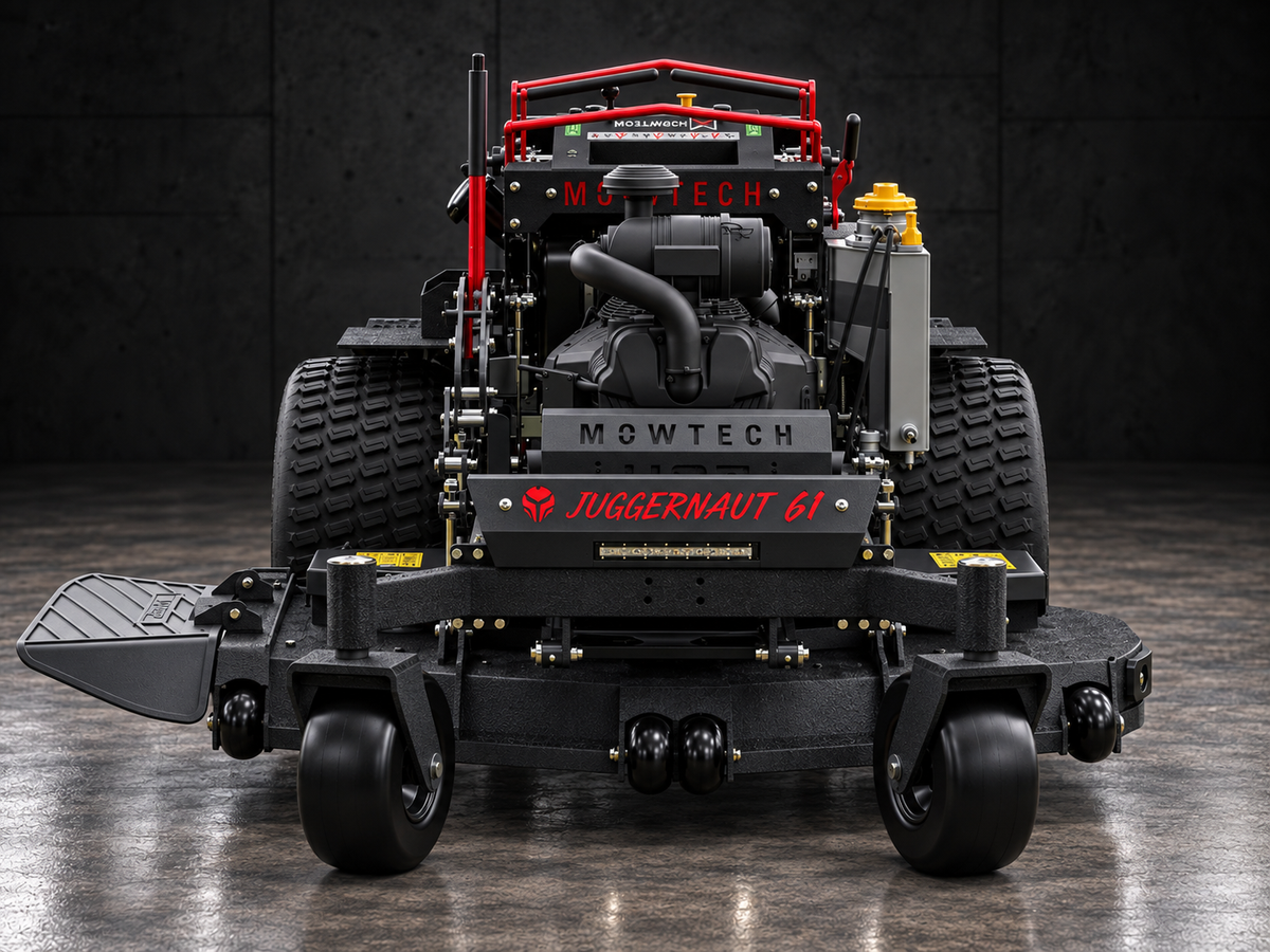 MOWTECH Juggernaut 61 XL commercial stand-on mower front right view