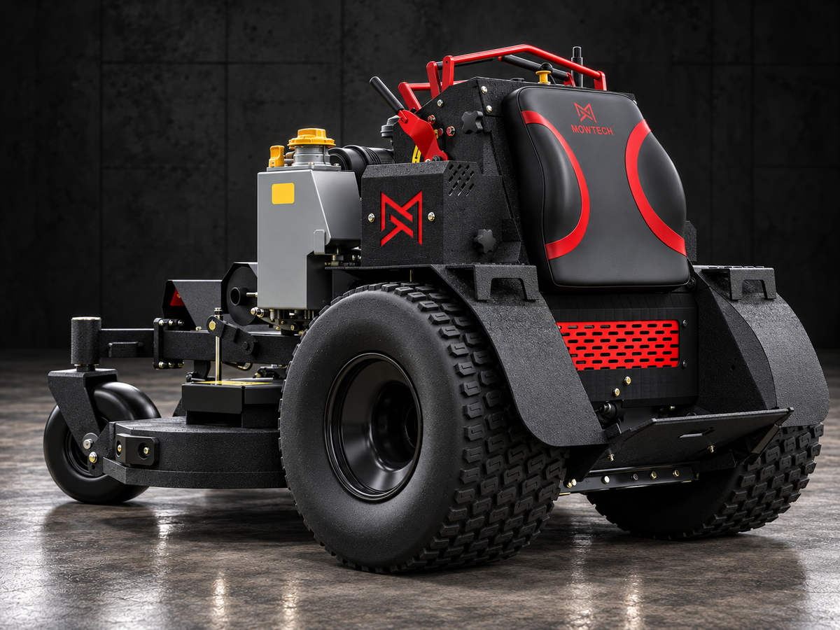 MOWTECH Juggernaut 61 XL commercial stand-on mower rear right view